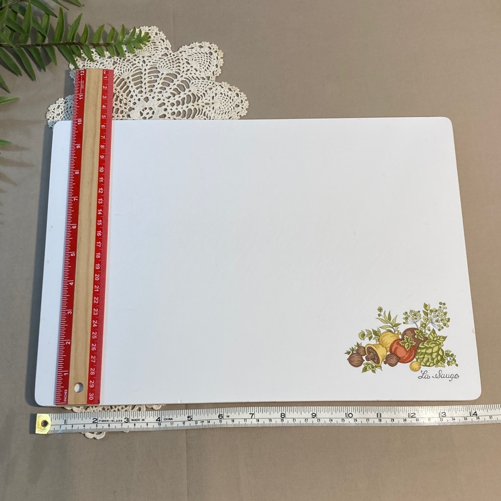 Vintage Corningware Spice Of Life La Sauge Cutting Board - Picture 12 of 12